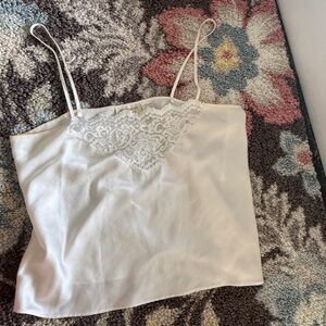 Victoria's Secret White Lace Chemise
